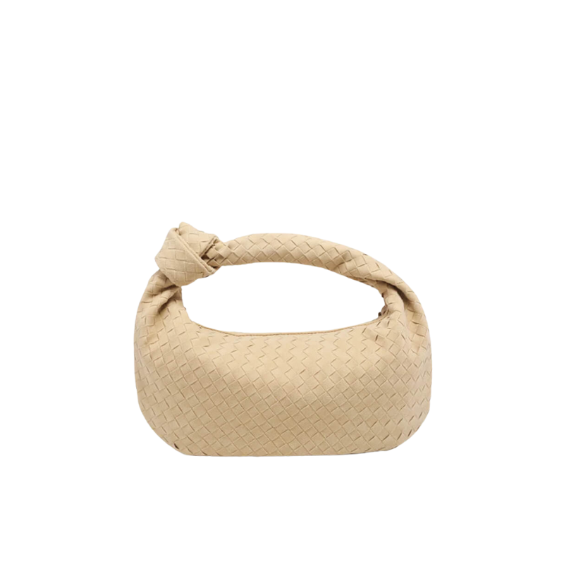Bolsa Trançada Alice Grande Camurça