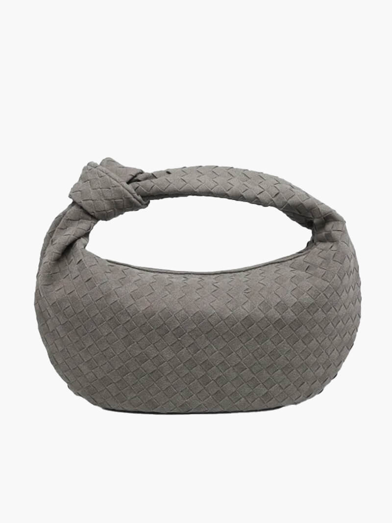 Bolsa Trançada Alice Grande Camurça