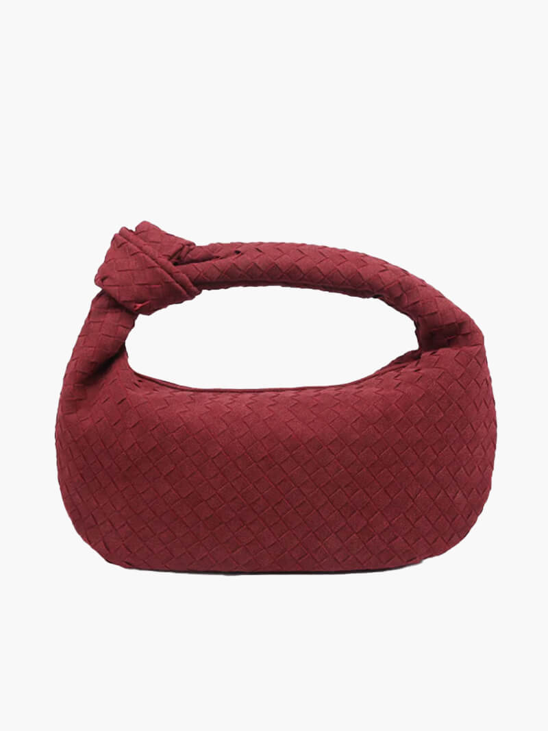 Bolsa Trançada Alice Grande Camurça