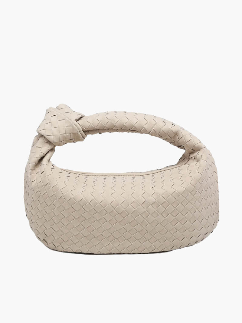 Bolsa Trançada Alice Grande Camurça