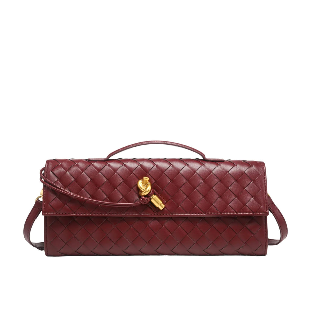 Bolsa Clutch Trançada Paige