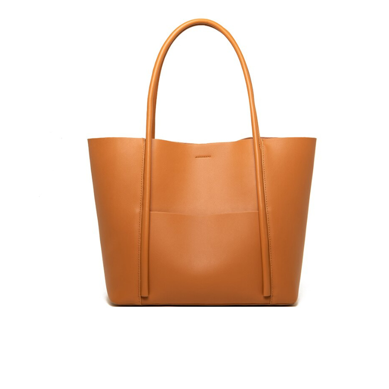Bolsa Grande Couro Legítimo Alessandra