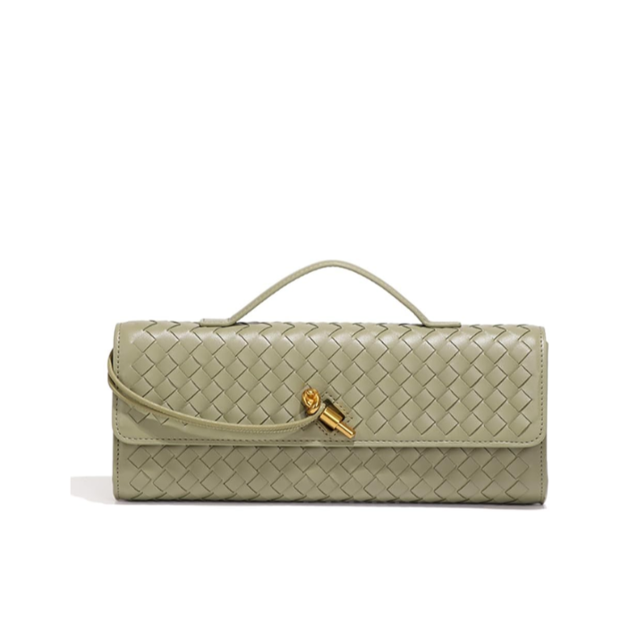 Bolsa Clutch Trançada Paige