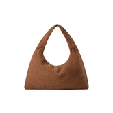Bolsa Grande Trançada Camurça Tory