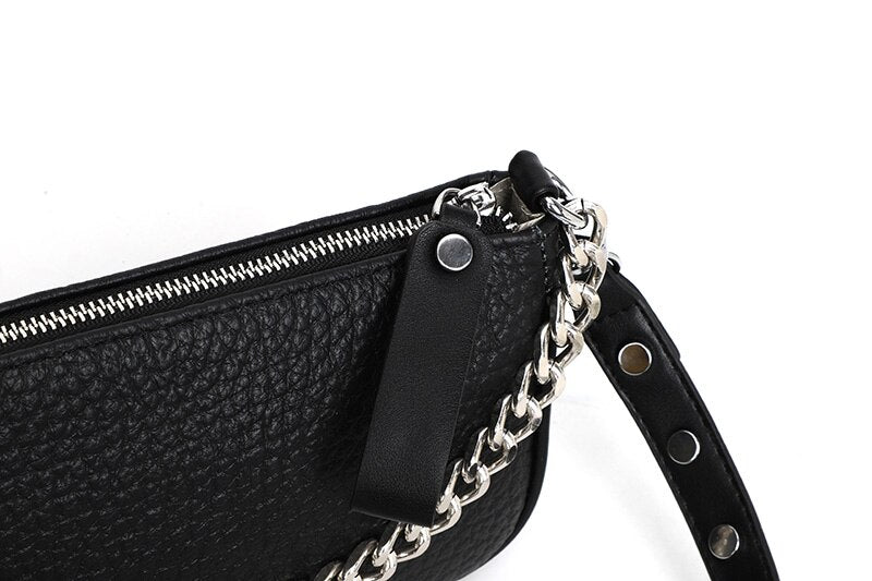 Bolsa Tiracolo Pequena Couro Legítimo Agatha