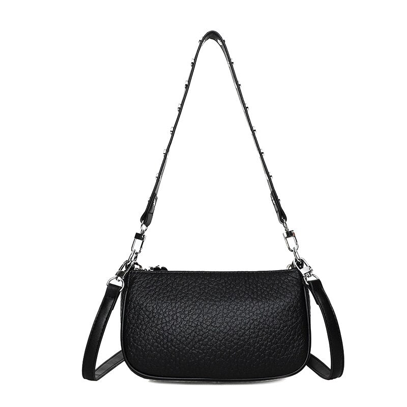 Bolsa Tiracolo Pequena Couro Legítimo Agatha