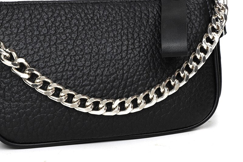 Bolsa Tiracolo Pequena Couro Legítimo Agatha