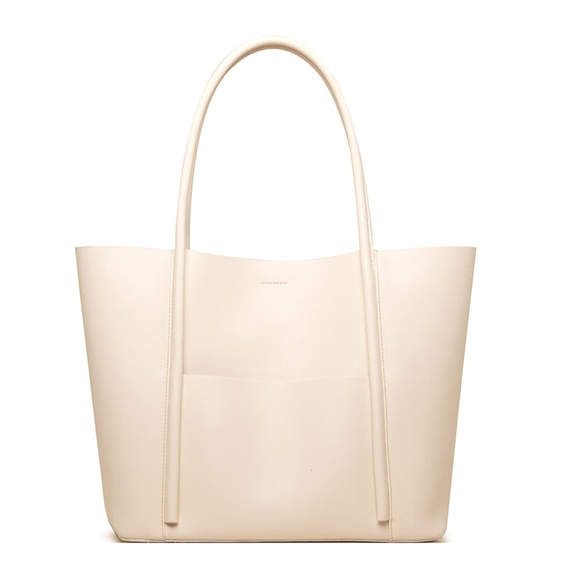 Bolsa Grande Couro Legítimo Alessandra
