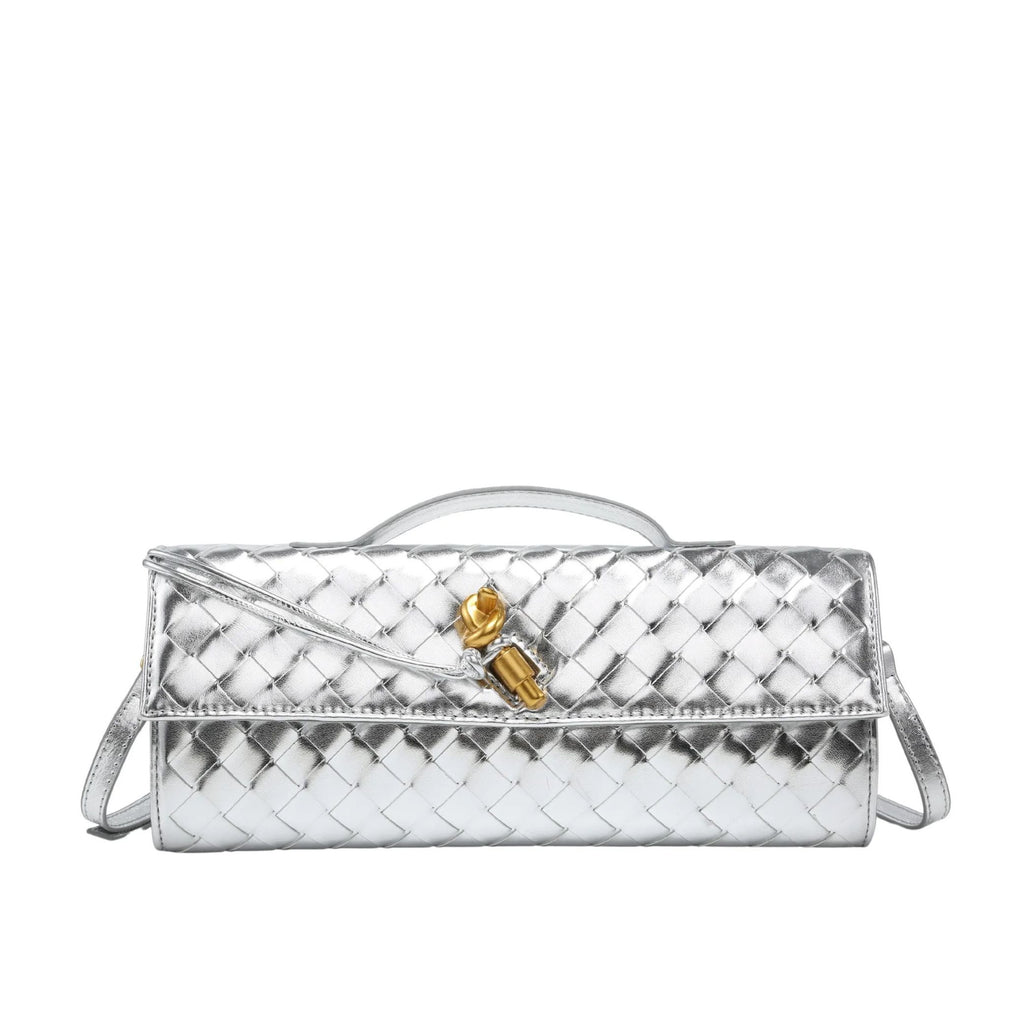 Bolsa Clutch Trançada Paige