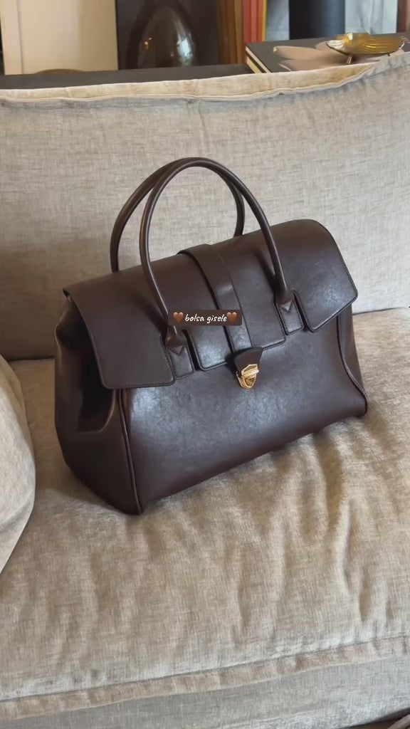 Bolsa Tote Couro Legítimo Gisele